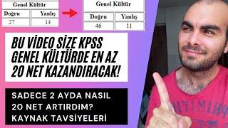 KPSS Genel Kültürde Sadece 2 Ayda Nasıl 20 Net Artırdım? Kesinlikle İşinize Yarayacak 6 Tavsiye!