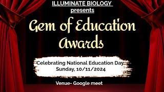 Illuminate Biology Gem of Education Awards !! #education #awards #teachers