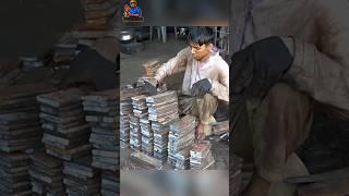 Rusty Iron Transforming to Chaff Cutter Blades #ytshorts #experiment #viral