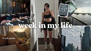 WEEKLY VLOG | 75 soft, current books im reading, pilates & lifting!