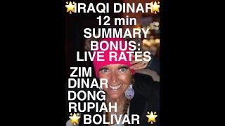 IRAQI DINAR FASTEST SUMMARY PLUS LIVE RATES...DINAR, DONG, RUPIAH, BOLIVAR & ZIM