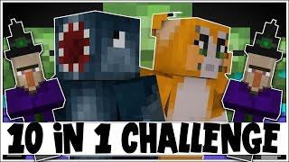 10 IN 1 CHALLENGE! - THE BATTLE! [4] - Minecraft Custom Map W/Stampy!