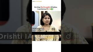 The Preamble Of Indian Constitution ️ Soumya Sharma | Upsc Interview