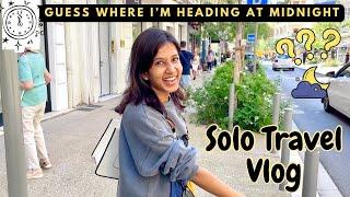 Solo travel vlog for the 1st time  Taking cab at midnight Is it really safe⁉️Singapore to ? #tamil