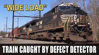 WIDE LOAD - Train Caught by Detector on the Port Road!