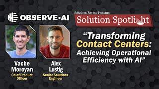 Transforming Contact Centers: Achieving Operational Efficiency with AI | with@ObserveAI