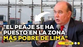 Rafael López Aliaga: "El peaje se ha puesto en la zona más pobre de Lima" #NOTICIASRPP | ENTREVISTA