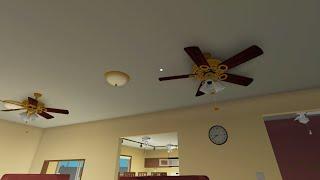 happy Easter  ceiling fans running in my suburban ceiling fan game! follow kick.com/FBG-yt