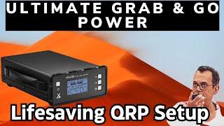 Ultimate Grab and Go Power! Life Saving QRP Setup! #qrp #hamradio #antenna #hf