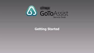 GoToAssist Service Desk Getting Started