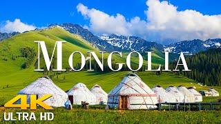 Scenic Relaxation Film with Calming Music - MONGOLIA 4k || Scenic Film