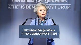 Athens Democracy Forum 2015 - The Rt. Hon. Adrienne Clarkson, Former Governor General of Canada