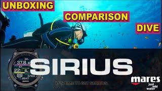 Mares Sirius Dive Computer FULL REVIEW - Unboxing - Comparison - Actual Dive into Deco and Back