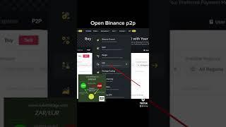 Arbitrage trading on binance P2P rand to euro