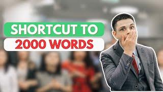 LEARN 2000 English Words in NO TIME with This Shortcut