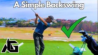 The EASIEST Way To Make A BACKSWING (to make golf easy and enjoyable)