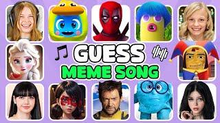 Guess Meme & Who's Singing | Skibidi Toilet, Salish Matter, Deadpool & Wolverine, Gegagedi, Pomni