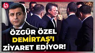 SON DAKİKA! CHP lideri Özgür Özel, Selahattin Demirtaş ile görüşmek için Edirne cezaevine geldi!