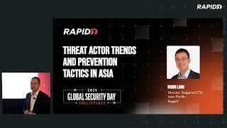 Threat Actor Trends and Prevention Tactics in Asia | Rapid7 Global Security Day 2025