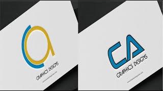 Logo Design Tutorial - How to make | CA Logo Design in Coreldraw x7 by Graphics Designs