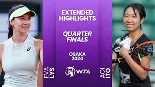 Eva Lys vs Aoi Ito | QF Japan Open Osaka 2024 | #WTA Highlights