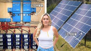 $500,000 For Power? Massive Off-Grid Solar Power System (Start to Finish Timelapse)