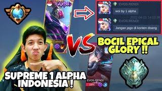 DI TANTANG 1 VS 1 ALPHA SAMA BOCIL EPIC !!