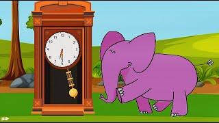 Hickory Dickory Dock | Elephants Family | Little Baby Cat #hickory