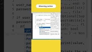 How to check username and password using - If else statement | Learning Section