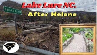 Lake lure NC - After Helene - The Cleanup Begins