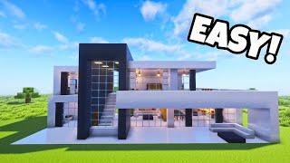 Minecraft: How to make a Modern Mansion