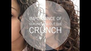 Importance of scrunching out the crunch