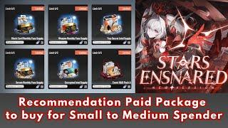 PGR Best Paid Package to buy for Small to Medium Spender in Luna Oblivion patch (Stars Ensnared)