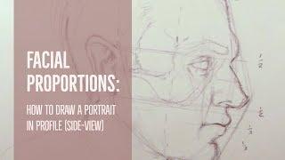 Facial Proportions: How to Draw a Portrait in Profile (Side-View)