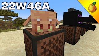 Minecraft News: 22w46a Piglin Heads With Flapping Ears