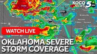 WATCH LIVE: Tracking severe storms with tornado risk in Oklahoma