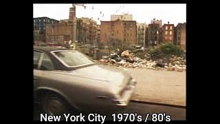 NEW YORK CITY WORST HOODS 1970'S / 80'S COMPARED TO TODAY (HARLEM & THE BRONX)