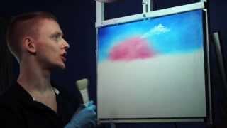 ASMR  Dat Crisp Audio Tho'! Part 1 | Painting Sunrise Sky & Fluffy Layered Clouds ~ Softly Spoken