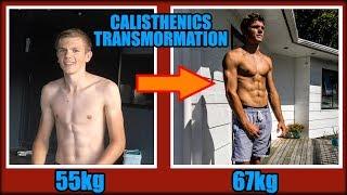 Calisthenics Transformation (1.5 Years) 55kg to 67kg | Tim S Fitness