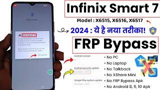 Infinix Smart 7 FRP Bypass Android 12 Latest Update | X6517 FRP Bypass | Infinix Smart 7 FRP Bypass