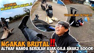 Althaf Nanda berulahAjakin motovlog Bogor gila bareng pake mainan alami jaman kecil bikin ngakak