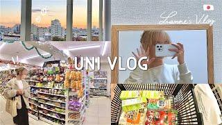 UNI LIFE IN TOKYO GRWM, trying new McDonald's snacks in Japan, dinner cooking... (realistic)