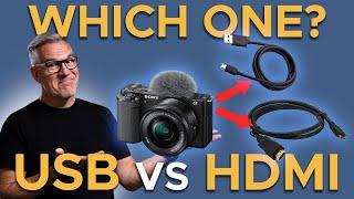 Sony ZVE-10 HDMI vs USB Streaming - Is There a Difference In Quality?