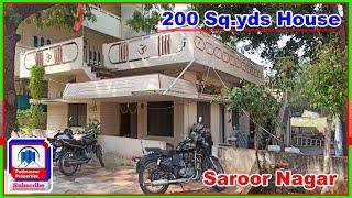 Independent House For Sale in 𝗛𝘆𝗱𝗲𝗿𝗮𝗯𝗮𝗱 || 200 Sq.yds House || Padmasree Properties