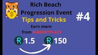 Rollercoin |Rich Beach Event | Tips and tricks