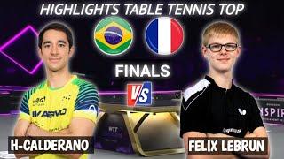 Felix Lebrun vs Hugo Calderano Finals WTT Contender 2024