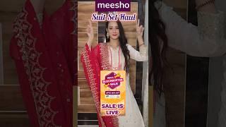 Trying Suit sets from Meesho under Rs.1000!!! #meesho #ruhi #festive #wedding #shorts #viral #suit