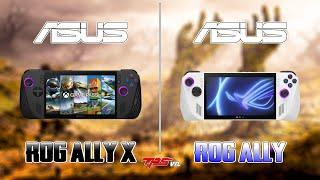 ASUS ROG ALLY vs. ASUS ROG ALLY X at 15W vs 30W