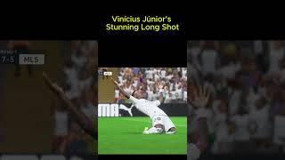 Vinícius Júnior's Long-Distance Shot!  #fifa #fc25 #gamingshorts #fc24 #football#viralvideo