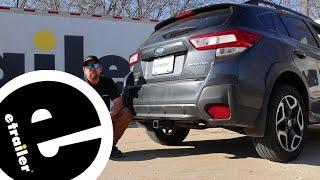 Installation Guide for the etrailer Trailer Hitch Receiver on a 2018 Subaru Crosstrek